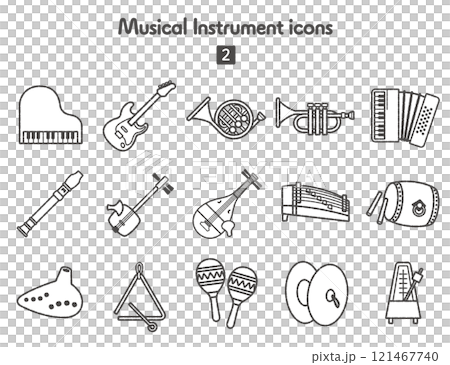 楽器のアイコン集2 121467740