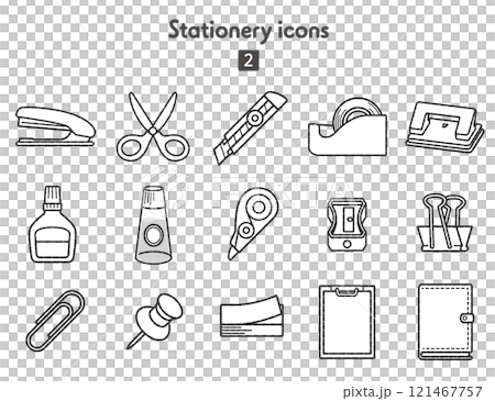 Stationery icon collection 2 121467757