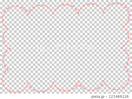 Pink fluffy frame Pink fluffy frame 121469126