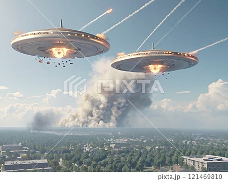 UFOとの戦争が始まった！ 121469810