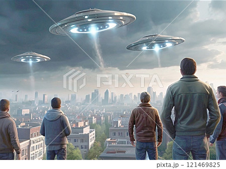 アメリカ人の前に姿を見せた3機のUFO アメリカ人の前に姿を見せた3機のUFO 121469825