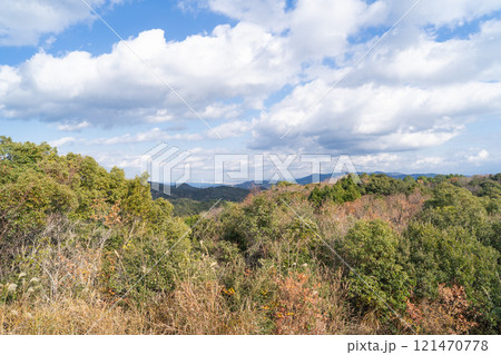 四国山の展望所から見た景色(和歌山県和歌山市) 四国山の展望所から見た景色(和歌山県和歌山市) 121470778