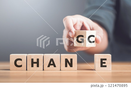 Man selects between the words 'CHANGE' and 'CHANCE' on wooden blocks, symbolizing the decision-making process and embracing opportunities for growth Man selects between the words 'CHANGE' and 'CHANCE' on wooden blocks, symbolizing the decision-making process and embracing opportunities for growth 121470895
