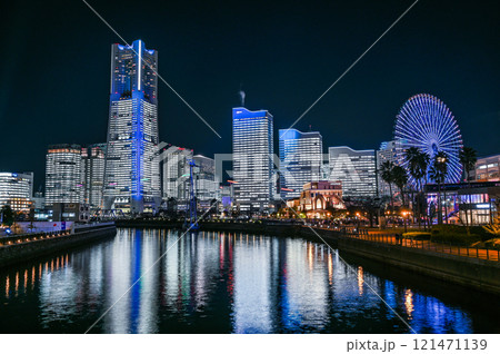 横浜みなとみらいの夜景 横浜みなとみらいの夜景 121471139
