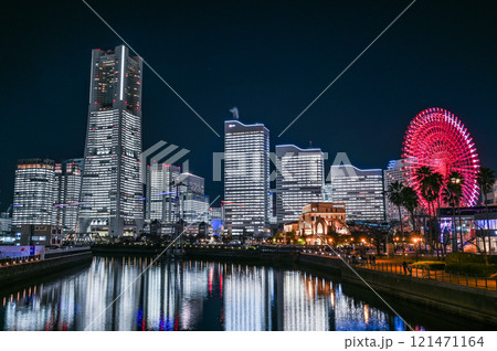 横浜みなとみらいの夜景 横浜みなとみらいの夜景 121471164