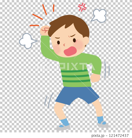 衝動性　すぐにキレる子ども　発達障害 121472437