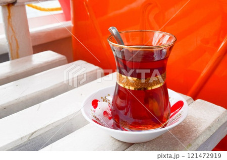 トルコ紅茶、チャイ　イスタンブール 121472919