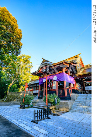 秋の鹿児島神宮　鹿児島県霧島市 121473212