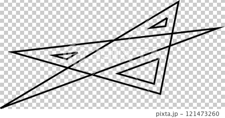 Stars stroke icons set. Simple linear pictogram 121473260