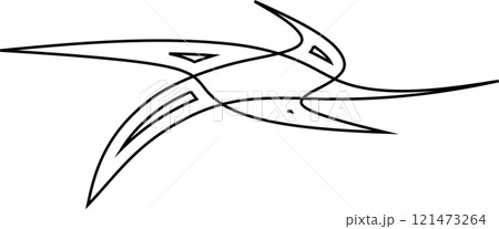 Stars stroke icons set. Simple linear pictogram 121473264