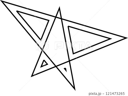 Stars stroke icons set. Simple linear pictogram Stars stroke icons set. Simple linear pictogram 121473265