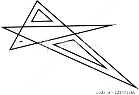 Stars stroke icons set. Simple linear pictogram Stars stroke icons set. Simple linear pictogram 121473266