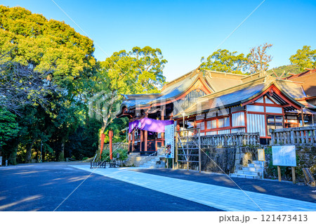 秋の鹿児島神宮 鹿児島県霧島市 秋の鹿児島神宮 鹿児島県霧島市 121473413