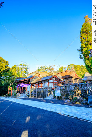 秋の鹿児島神宮　鹿児島県霧島市 121473414