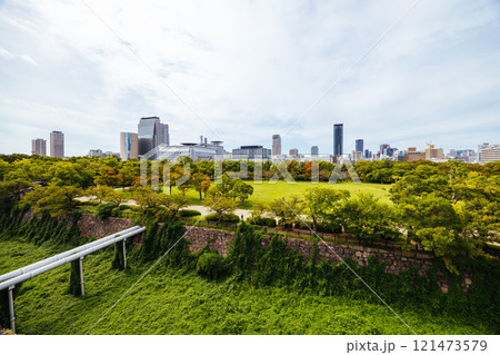 Historic Osaka Castle in Japan Historic Osaka Castle in Japan 121473579