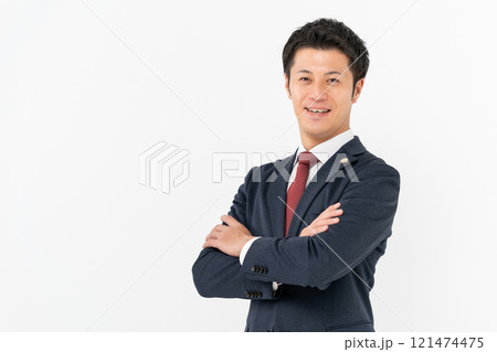 ミドル男性　弁護士　ポートレート 121474475