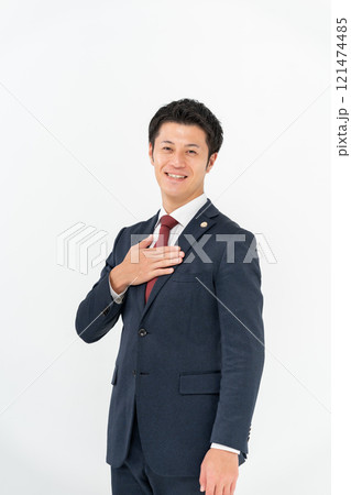 ミドル男性 弁護士 ポートレート ミドル男性 弁護士 ポートレート 121474485