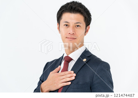 ミドル男性 弁護士 ポートレート ミドル男性 弁護士 ポートレート 121474487