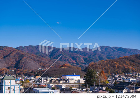 松本市内からの弘法山古墳が見える風景 松本市内からの弘法山古墳が見える風景 121475004
