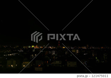 松本市内から西側方面の夜景 121475011