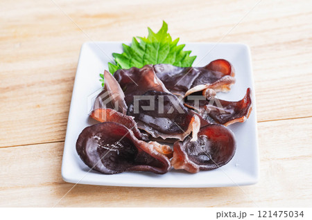 キクラゲの刺し身 121475034