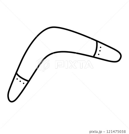 simple Boomerang line art icon simple Boomerang line art icon 121475038