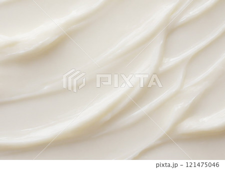 白いクリーム背景 121475046