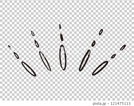 Hand-painted joy cartoon symbols Hand-painted joy cartoon symbols 121475113