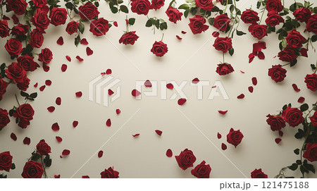 赤い薔薇のイメージ 赤い薔薇のイメージ 121475188