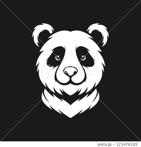 Panda head mascot logo design vector illustration 121476185