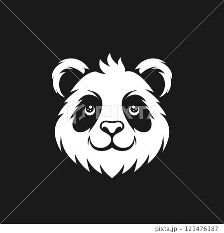 Panda mascot logo design vector illustration 121476187
