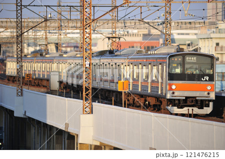 武蔵野線　西浦和－北朝霞　JR東日本　205系　M30編成（幕張） 121476215