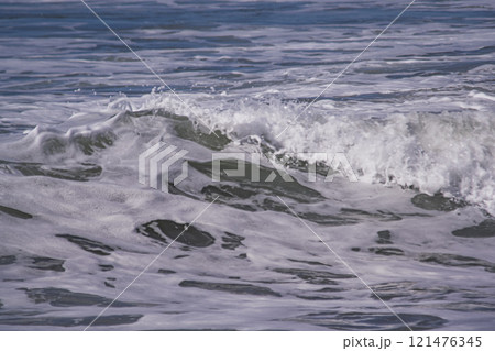 Waves near the beach , in Santa Clara del Mar 121476345