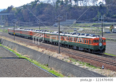 しなの鉄道　平原－御代田　しなの鉄道　169系　S52編成　ありがとう169系S52編成 121476400