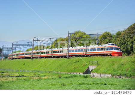 小田急小田原線　秦野－東海大学前　小田急　7000形　7003　はこね　LSE 121476479