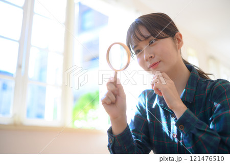 女性ポートレート 121476510