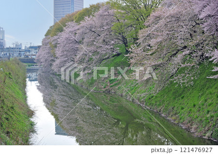 山形新幹線-北山形－山形　JR東日本　山形城跡 121476927