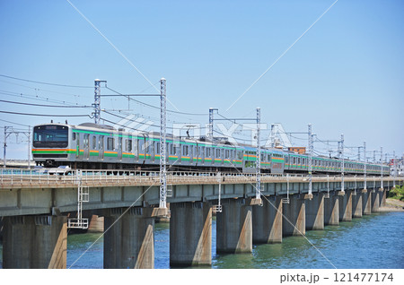 東海道本線 茅ヶ崎-平塚 JR東日本 E231系1000番台 K-41編成(国府津) 東海道本線 茅ヶ崎-平塚 JR東日本 E231系1000番台 K-41編成(国府津) 121477174