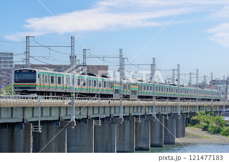 東海道本線 茅ヶ崎-平塚 JR東日本 E231系1000番台 K-10編成(国府津) 東海道本線 茅ヶ崎-平塚 JR東日本 E231系1000番台 K-10編成(国府津) 121477183