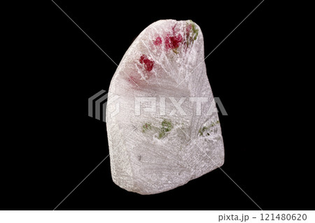macro mineral stone spinel black background 121480620