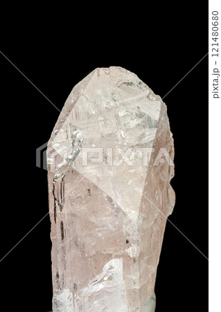 macro mineral stone Danburite on a black background macro mineral stone Danburite on a black background 121480680