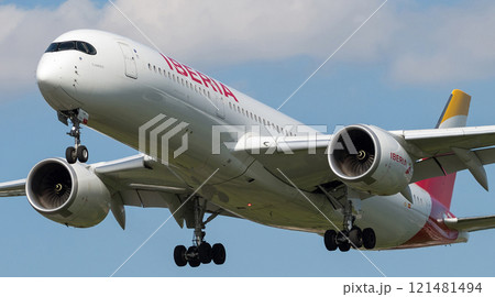 エビリア航空A330離陸上昇 エビリア航空A330離陸上昇 121481494