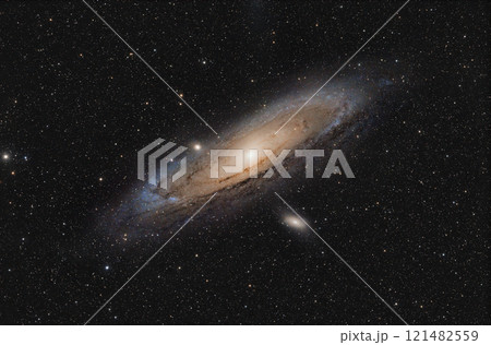 Andromeda Galaxy, M31. Long exposure and high resolution image, captured with an astronomic Andromeda Galaxy, M31. Long exposure and high resolution image, captured with an astronomic 121482559
