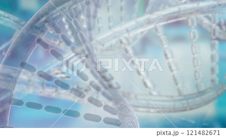 The DNA image for sci or education concept 3d rendering. 121482671