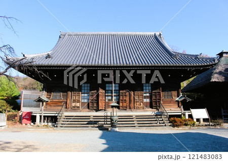 青空の称名寺　金堂　金沢文庫　横浜市　神奈川県 121483083