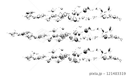 飛び散る瓦礫05A 121483319