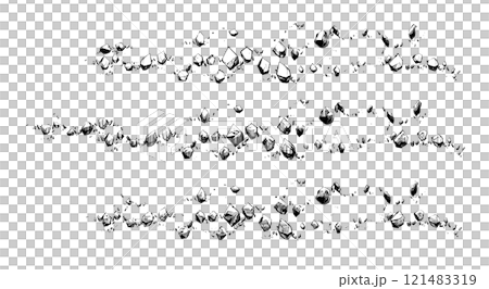 飛び散る瓦礫05A 121483319