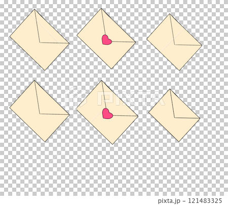 Love letter, letter, paper, envelope, letter, pattern, set Love letter, letter, paper, envelope, letter, pattern, set 121483325