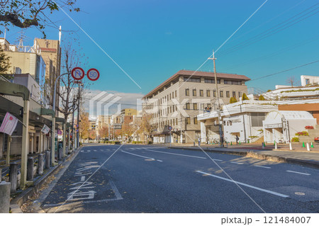 京都市北区　烏丸北大路周辺の街並み 121484007