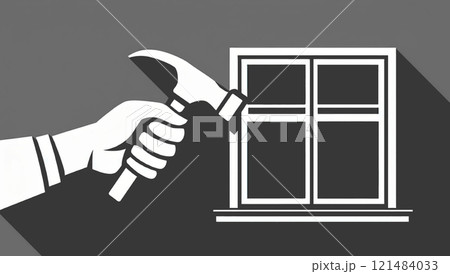 強盗・闇バイトイメージ 強盗・闇バイトイメージ 121484033